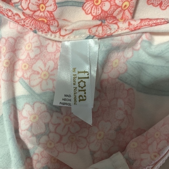 NWT Flora Nikrooz pink and green floral cami and robe set - Picture 11 of 14
